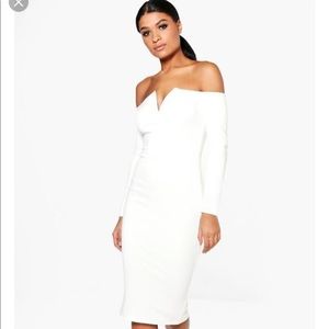 White off shoulder dress